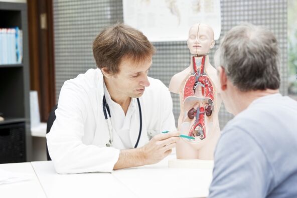 consultație cu un specialist pentru prostatita cronică